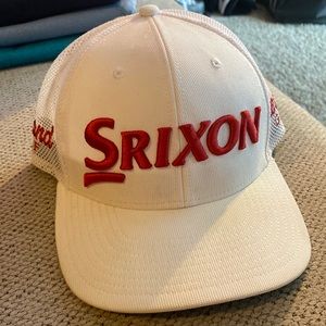 Srixon Snap Back White and Red Adjustable